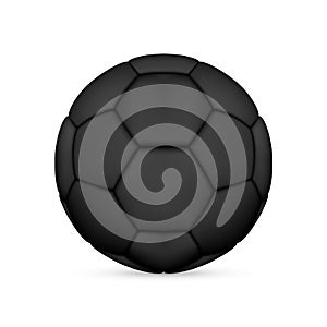 Black Vector Soccer Ball