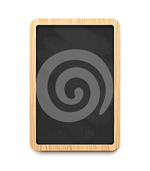 Black vertical chalkboard