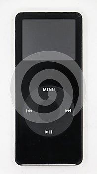 a black vintage apple ipod nano