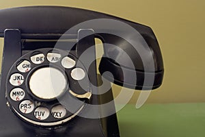 Black Vintage Telephone