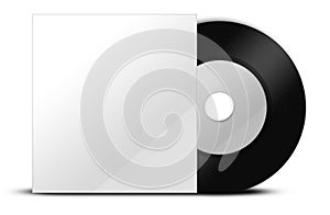 Black vinyl with papercover