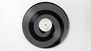 Black vinyl record