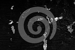 Black Wall With Drip Marks Texture