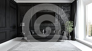 Black Wallpaper Create BoldElegant Look with Black Wallpapers, Featuring Simple, Minimalistic Designsthe Timeless Power of the