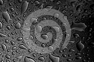 Black Water Droplets