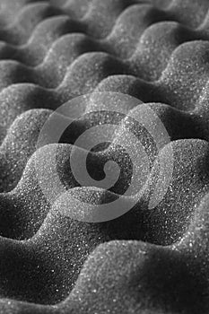 Black wave sponge texture