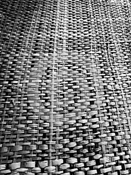 Black weave wooden pattern background.