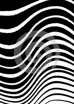 Black and White Groovy Abstract Liquid Textures Background