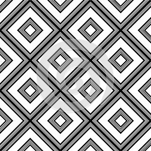 Black and white abstract background.Abstract striped textured geometric tribal seamless pattern. Vector black and white background