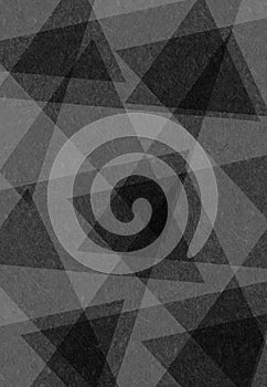 Black and white abstract backgroundond triangle shapes with textured.