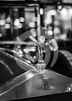 Abstract classic Rolls Royce emblem
