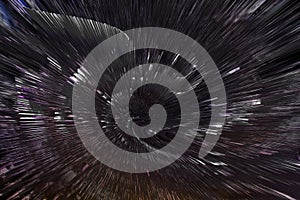 Black and white Abstract explosion dramatic in layer