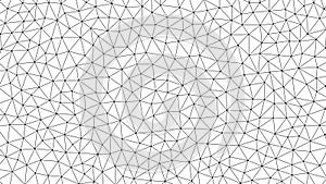 Black and white abstract geometric triangular mesh pattern background vector 2