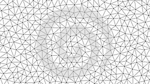 Black and white abstract geometric triangular network pattern background vector 2
