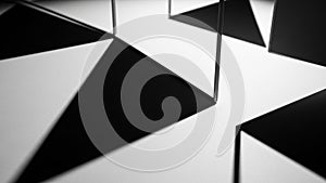 Highlights the interplay between light and shadow creating a visually