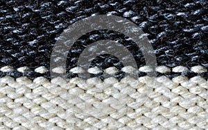 Black and white acrylic