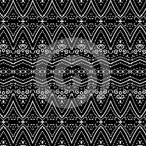 Black and white Ancient concept pattern design