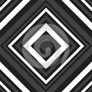 Black and White Argyle Diagonal Stripes seamless pattern background