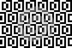 Black and White Background with Squares