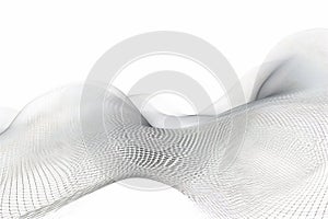 Black and white background in the style of infinity nets. Abstract image