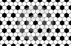 Black and White Ball Seamless Pattern