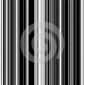 Black and White Barcode Pattern Background.