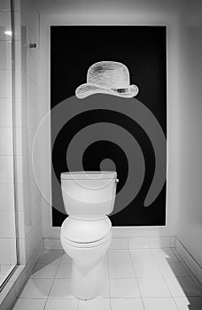 Black and White Bathroom