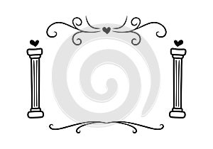 Black and White Border by Pitripiter