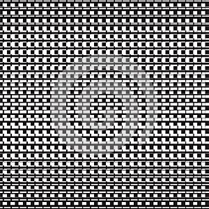 Black white brick pattern striped background