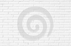 White brick wall texture background photo