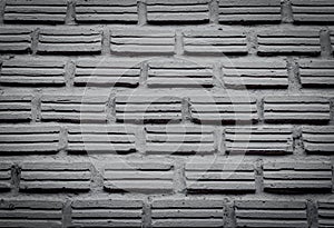 Black white brick wall texture Used to design backgrounds and wallpapers, templates, website banners