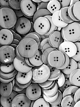 Black and white buttons background