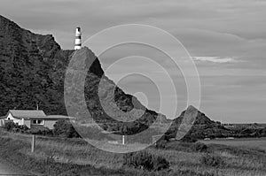 Black & White Cape Palliser Light house