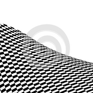 Black and white checked background