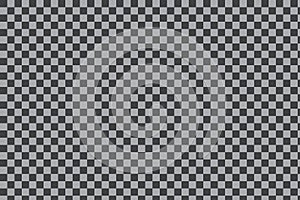 Black and white checkered pattern. Vector seamless grid.