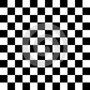 Black and white checkered seamless pattern photo