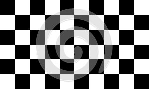 Black and white checkered seamless pattern. Endless background. Racing flag texture