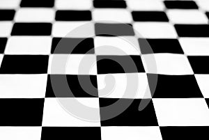 Black and white chessboard