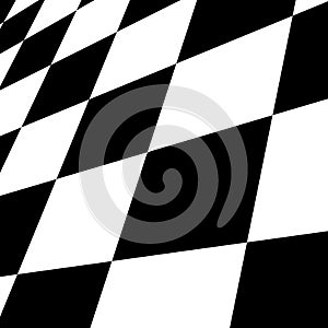 Black and white chessboard