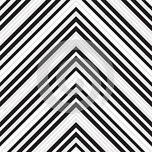 Black and White Chevron Diagonal Stripes seamless pattern background
