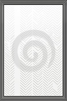 a black and white chevron pattern on a white background