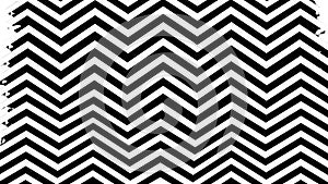 Black and White Chevron Zigzag Pattern Background