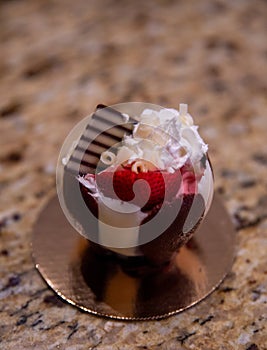 Black and White Chocolate Cup