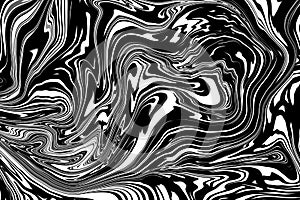Black and white color  liquid paint background
