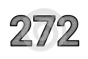 Black and white color number 272