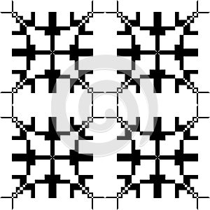 Black and white colored cube a puzzle