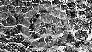 Black and white cracked wood background