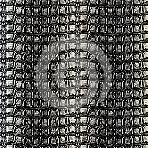 Black and White Crocodile Leather Texture Pattern