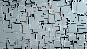 Black and white cubes screen wipe transition