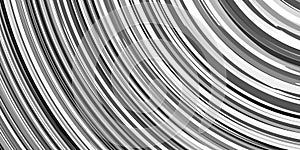 Black and white curves background. Arc bow surface. Amazing arch backdrop. Awesome rounding pattern. Abstract school education